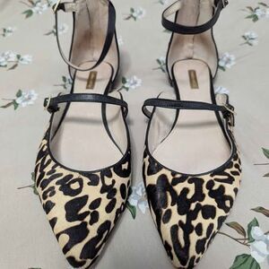 Louise et Cie Leopard Flats size 13 Women's